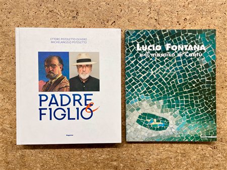 LUCIO FONTANA E MICHELANGELO PISTOLETTO - Lotto unico di 2 cataloghi