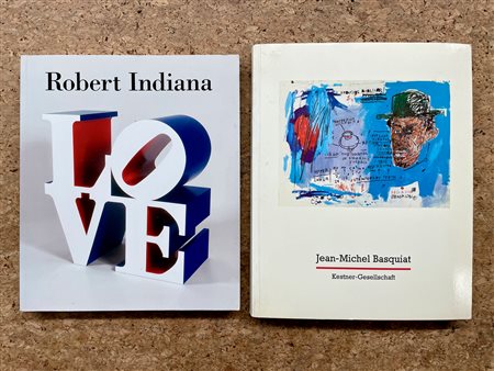ROBERT INDIANA E JEAN-MICHEL BASQUIAT - Lotto unico di 2 cataloghi