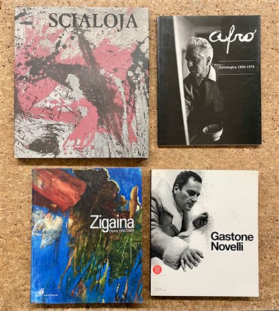 ARTISTI ITALIANI DEL DOPOGUERRA - Lotto unico di 4 cataloghi