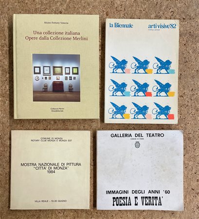 ARTE ITALIANA DEL DOPOGUERRA - Lotto unico di 4 cataloghi