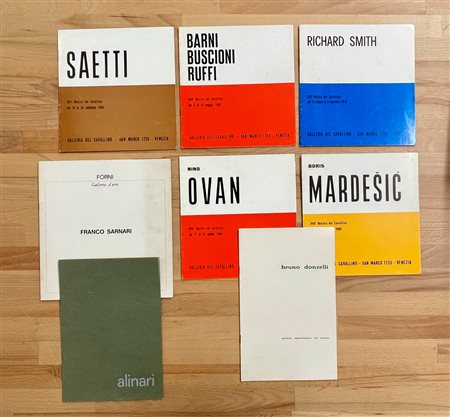 GALLERIA DEL CAVALLINO, VENEZIA - Lotto unico di 8 cataloghi