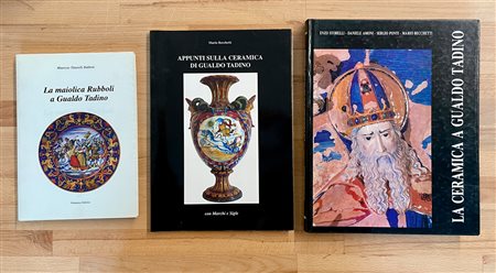 CERAMICHE E MAIOLICHE - Lotto unico di 3 cataloghi