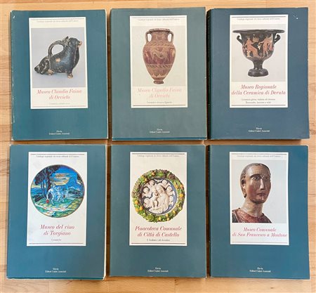 CATALOGHI RAGIONATI DEI BENI CULTURALI DELL'UMBRIA - Lotto unico di 6 cataloghi