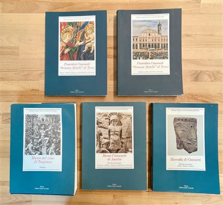 CATALOGHI RAGIONATI DEI BENI CULTURALI DELL'UMBRIA - Lotto unico di 5 cataloghi