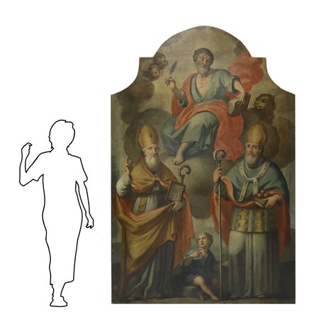 San Marco Evangelista con Santi Vescovi