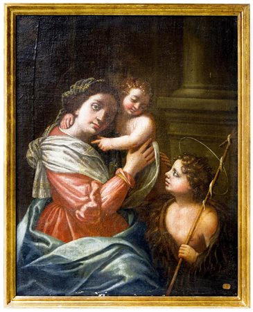 Madonna con bambino e S. Giovannino, 18° secolo