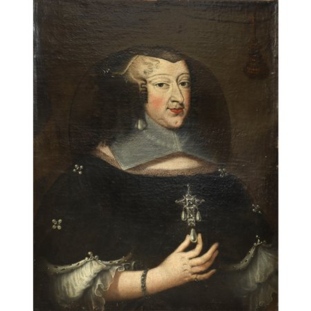 Ritratto di Maria Cristina di Francia in abiti da vedova
