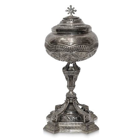 Pisside in argento Impero, primi 19° secolo