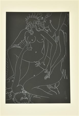 Sebastian L'ENFER serigrafia su carta, cm 35x50; es. 7/85 firma e titolo