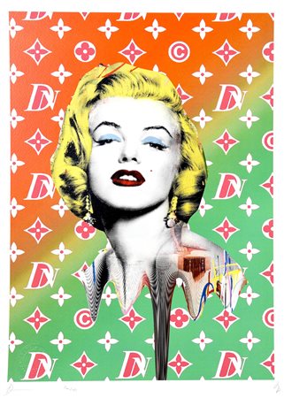DEATH NYC MARILYN & LOUIS VUITTON, 2020 serigrafia, cm 45x32; es. A.P. firma,...