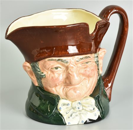 BROCCA in ceramica Royal Doulton raffigurante Old Charley Inghilterra, meta'...