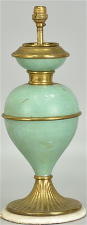 LAMPADA D'EPOCA in metallo, h cm 33x13 Da revisionare