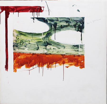 MARIO SCHIFANO, "Paesaggio Anemico", 1981