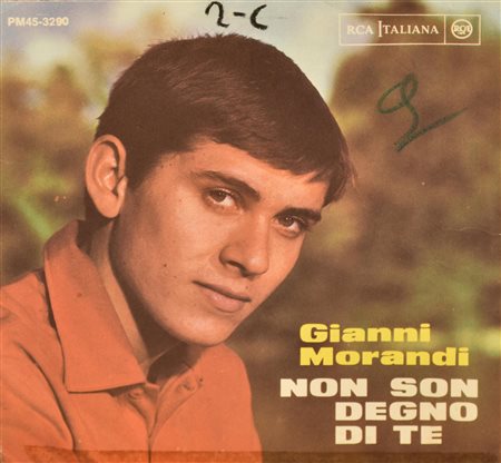 EP 45 GIRI Gianni Morandi - non son degno di te - per una notte no