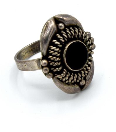 ANELLO IN ARGENTO 925 CON ONICE misura 18