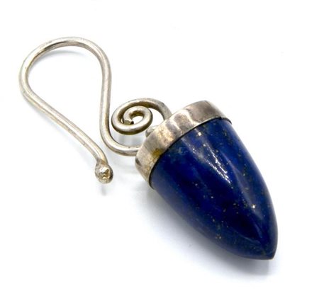 CIONDOLO CON LAPISLAZZULO lunghezza cm 6,5