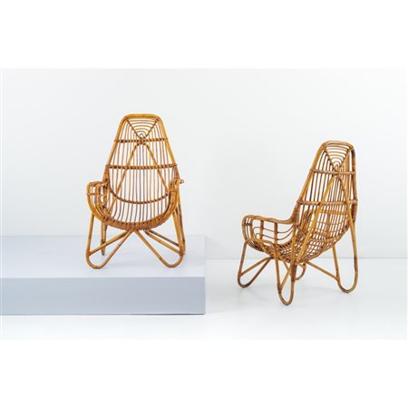 VIGGO BOESEN (Attr.le), Coppia di grandi poltrone