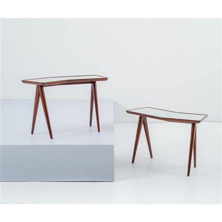 GIO PONTI E PIETRO CHIESA, Coppia di tavoli bassi