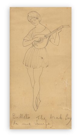 VIRGILIO MARCHI (1895-1960) - Balletto The Arab Boy (da una stampa)
