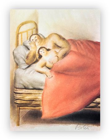FERNANDO BOTERO (1932-2023) - Lussuria (Gennaio - Febbraio 1978)
