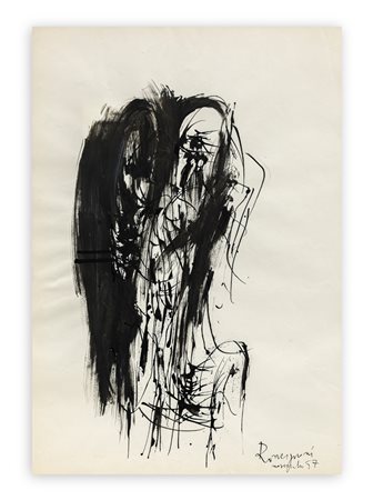 BEPI ROMAGNONI (1930-1964) - Senza Titolo, 1957