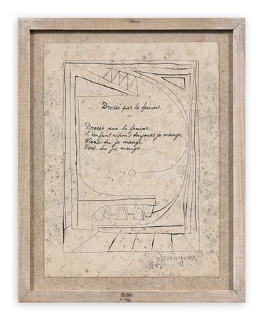 OSCAR DOMINGUEZ (1906-1957) - Senza Titolo, 1947