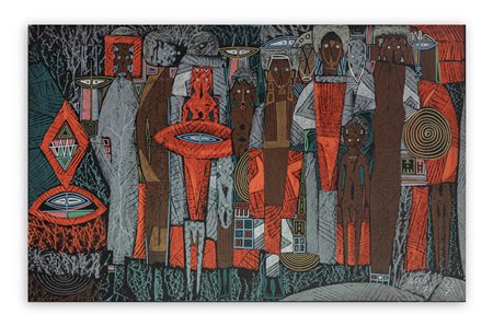 CORRADO CAGLI (1910-1976) - Senza Titolo, 1973