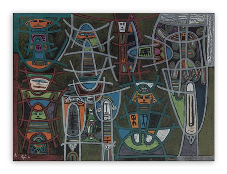 CORRADO CAGLI (1910-1976) - Senza Titolo, 1974