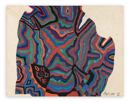 CORRADO CAGLI (1910-1976) - Senza Titolo, 1968