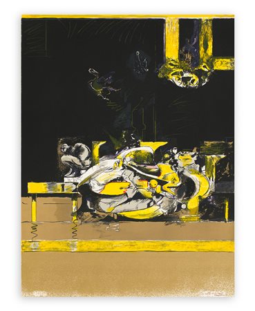 GRAHAM SUTHERLAND (1903-1980) - La foresta, il fiume, la roccia (The river II), 1971-1972