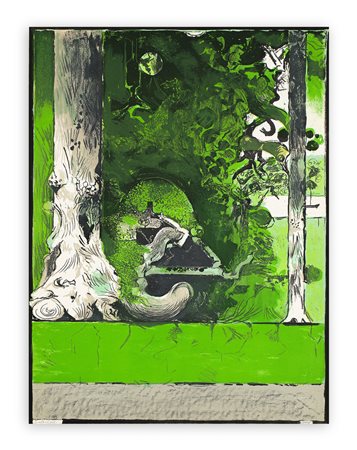GRAHAM SUTHERLAND (1903-1980) - La foresta, il fiume, la roccia (The forest 1), 1971-1972