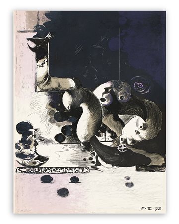 GRAHAM SUTHERLAND (1903-1980) - La foresta, il fiume, la roccia (The forest 2), 1971-1972