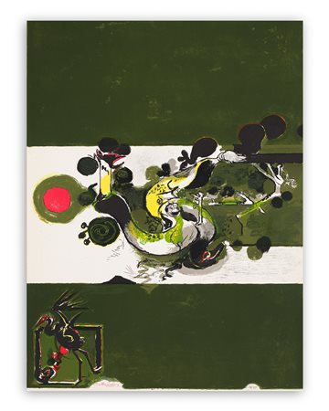 GRAHAM SUTHERLAND (1903-1980) - La foresta, il fiume, la roccia (The river 1), 1971-1972