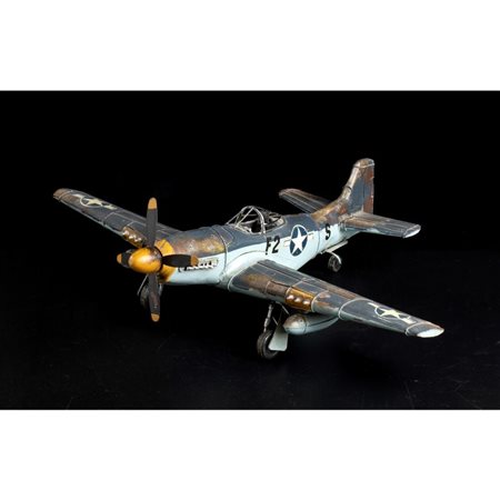  
Modello artigianale di Mustang in fero dipinto 
 