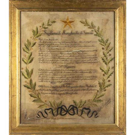  
Pannello ricamato Preghiera di Margherita di Savoia Casa Savoia e corti europee...
 