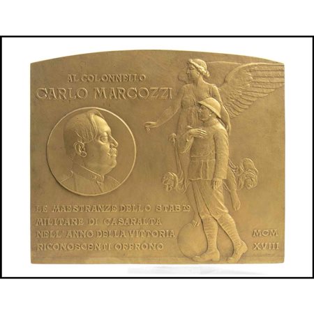  
Targa commemorativa: AL COLONELLO CARLO MARCOZZI Militaria...
 