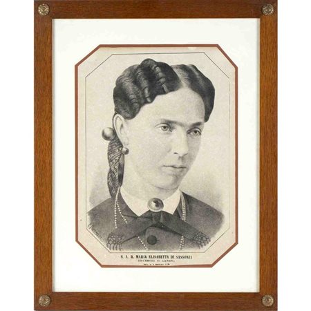  
Ritratto di Maria Elisabetta di Sassonia Casa Savoia e corti europee...
 