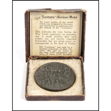  
Medaglia Lusitania, 1915 Ordini Cavallereschi e Medaglie...
 