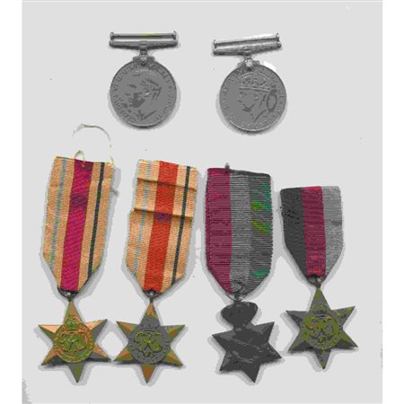  
Lotto di 6 medaglie Ordini Cavallereschi e Medaglie...
 