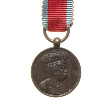  
MINIATURA DELLA CAMPAGNA D’AFRICA UMBERTO I ORDINI E MEDAGLIE - ITALIA, REGNO...
BRONZO, 17 MM 