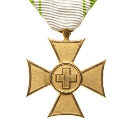  
CROCE DI ANZIANITA’ DELLA CRI CROCE ROSSA - ITALIA, REGNO...
BRONZO DORATO, 7X37 MM 