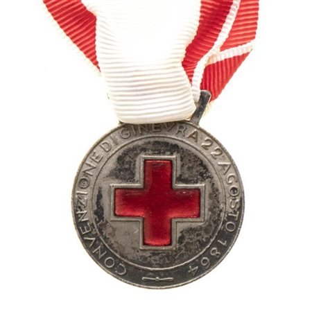  
MEDAGLIA DA INFERMIERA VOLONTARIA CROCE ROSSA - ITALIA, REPUBBLICA...
BRONZO ARGENTATO, 28 MM 