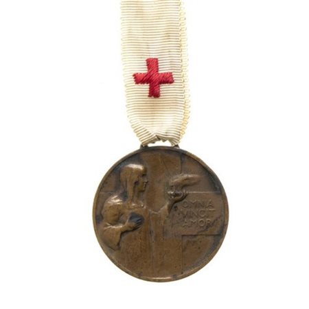  
MEDAGLIA CRI COMMISSIONE SUI PRIGIONIERI DI GUERRA CROCE ROSSA - ITALIA, REGNO...
BRONZO, 28 MM 
