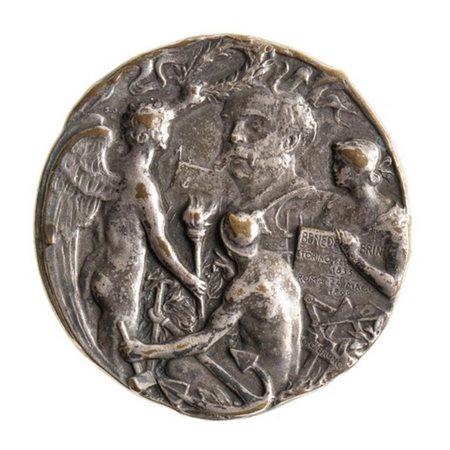  
MEDAGLIA DEL VARO DELLA CORAZZATA BENEDETTO BRIN ORDINI E MEDAGLIE - ITALIA, REGNO...
BRONZO ARGENTATO, 40,5 MM 