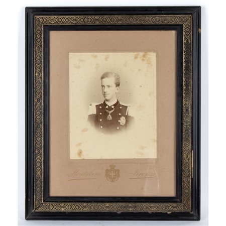  
Ritratto di Re  Vittorio Emanuele III fine XIX sec.
fotografia 