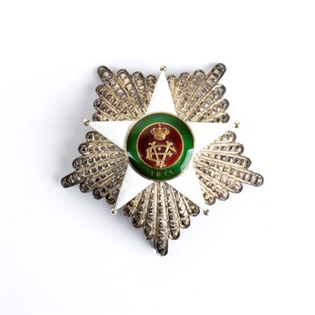  
ORDINE DELLA  STELLA  COLONIALE, PLACCA DI GRAN CROCE prima metà XX sec.
 