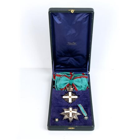  
 ORDINE AL MERITO  DELLA REPUBBLICA ITALIANA, GRAN CROCE IN ASTUCCIO metà XX sec.
 