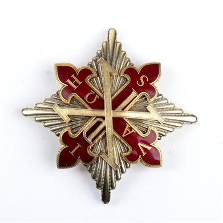  
Placca cavaliere di giustizia costantiniano 
 