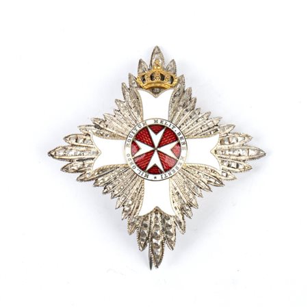  
Ordine militense, placca di grandufficiale epoca Pio XII metà XX sec.
 