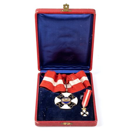  
ORDINE DELLA CORONA D'ITALIA, INSEGNA DI COMMENDATORE primo quarto XX sec.
 